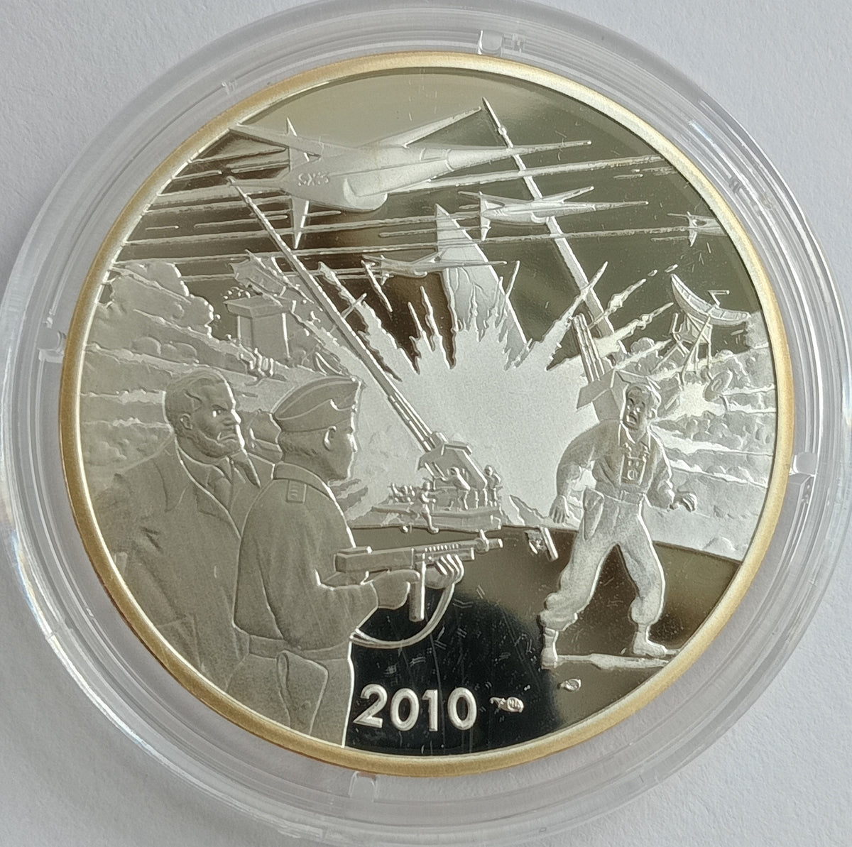 Francja 10 euro 2010 Przygody Blake'a i Mortimera