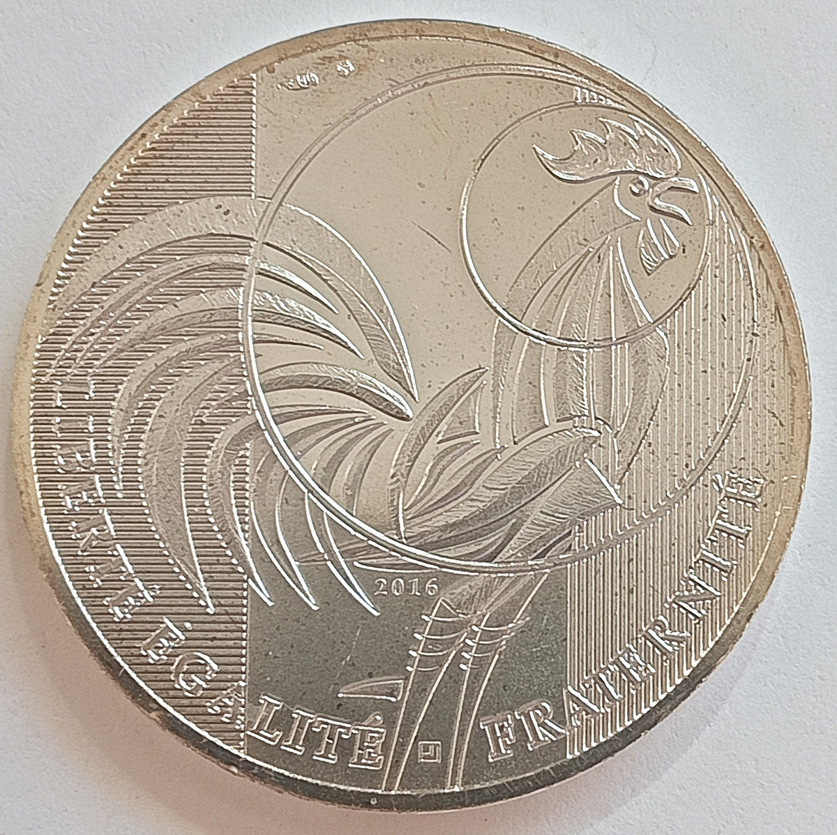 Francja 10 euro 2016 kogut