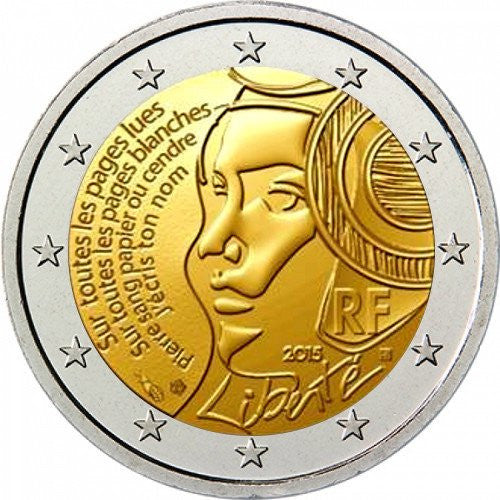 Francja 2 euro 2015 225 rocznica Święta Federacji