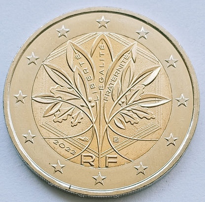 Francja 2 euro 2022 New design