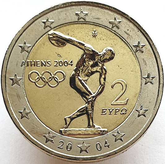 Grecja 2 euro 2004 XXVIII Letnie Igrzyska Olimpijskie w Atenach