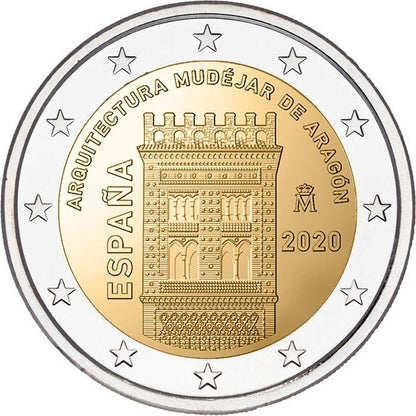 Hiszpania 2 euro 2020 UNESCO – Aragonia i aragońska architektura w stylu mudejar
