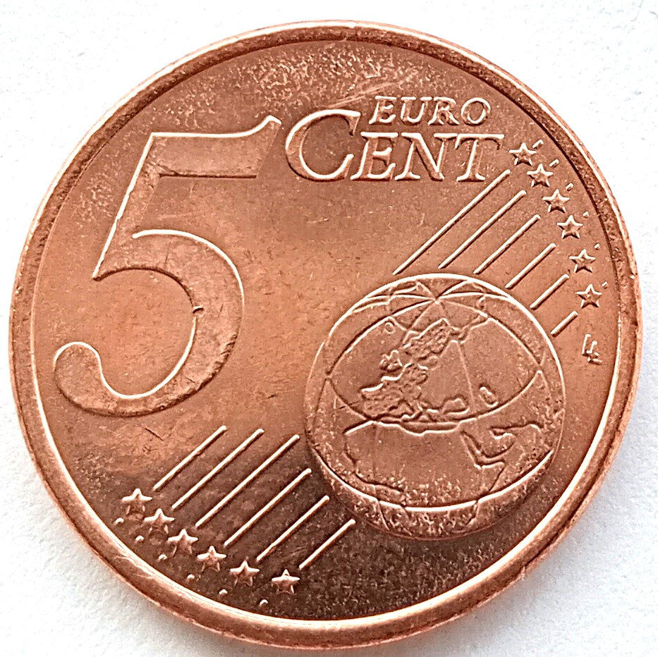 Hiszpania 5 Euro Cent 2008
