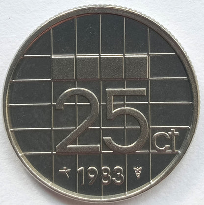 Holandia 25 Cent 1983