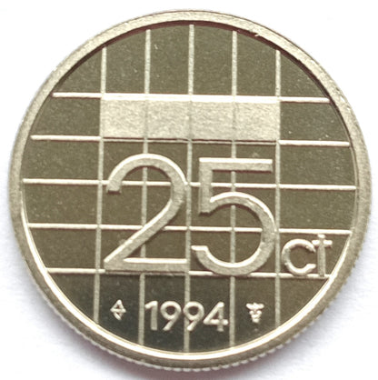 Holandia 25 Cent 1993