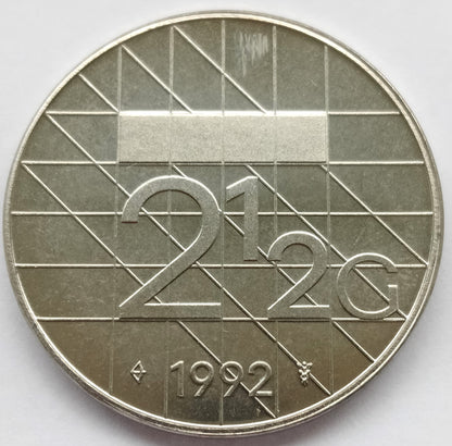 Holandia 2,5  Gulden 1992