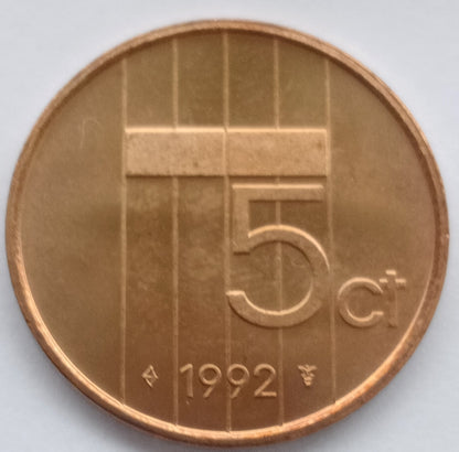 Holandia 5 Cent 1992