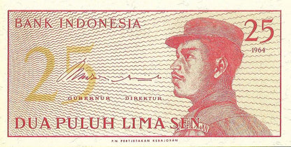 Indonezja 25 Sen 1964 - UNC