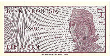 Indonezja 5 Sen 1964 - UNC