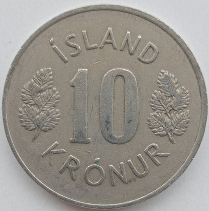 Islandia 10 Koron 1967 (herb)
