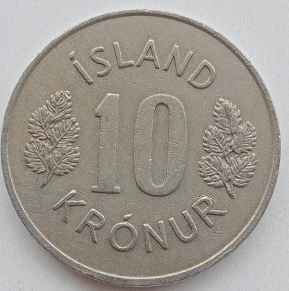 Islandia 10 Koron 1970 (herb)