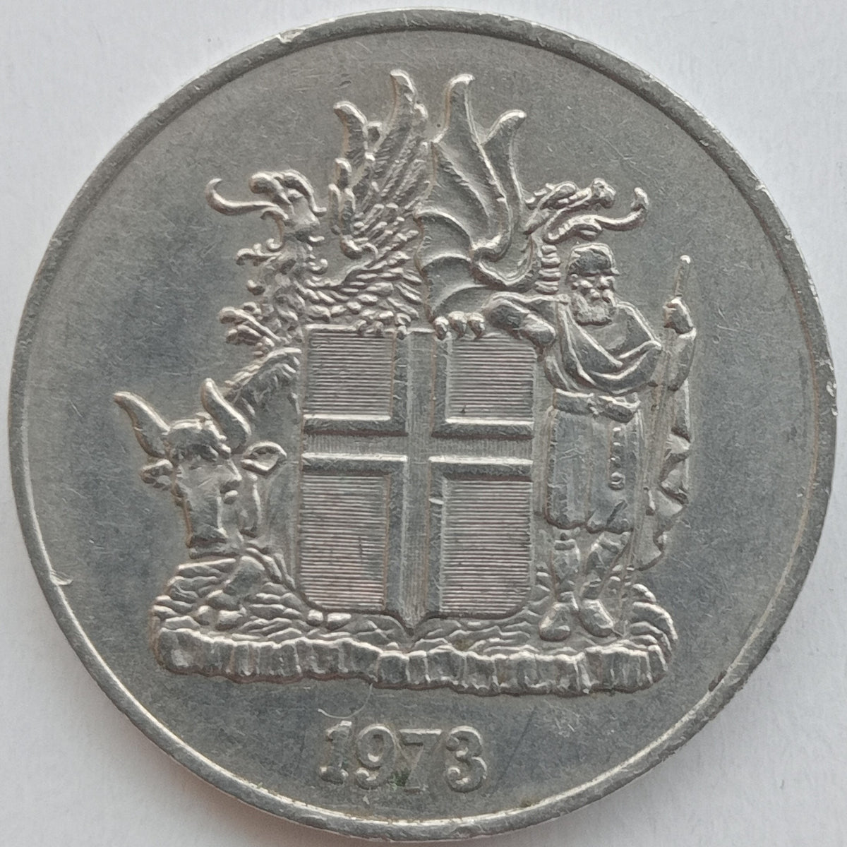 Islandia 10 Koron 1973 (herb)