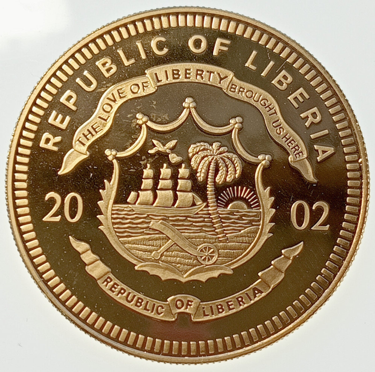 Liberia 10 Dolarów 2002  ECU -  Irlandia
