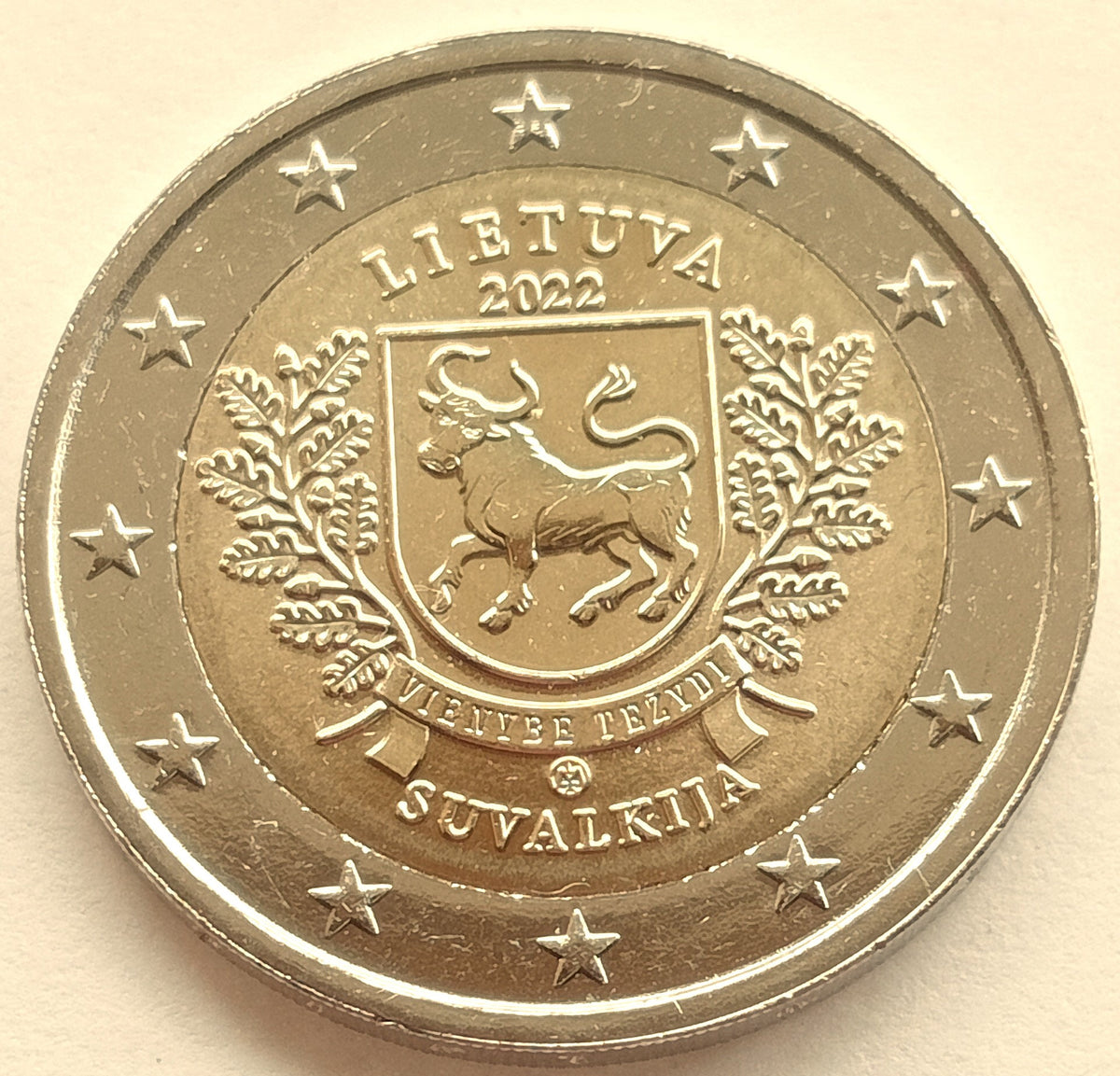 Litwa 2 euro 2022 Litewskie regiony etnograficzne - Suwalszczyzna