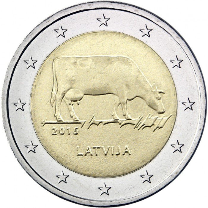 Łotwa 2 euro 2016 Rolnictwo łotewskie