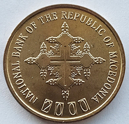Macedonia Północna 1 Denary 2000
