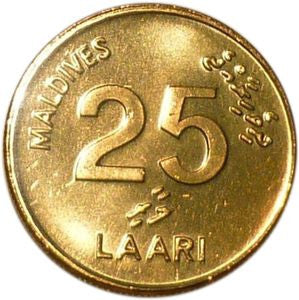 Malediwy 25 Laari 2008