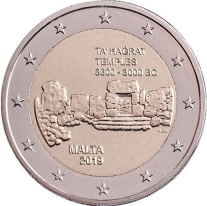 Malta 2 euro 2019 Świątynie Ta’ Haġrat