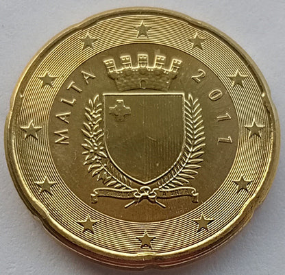 Malta 20 euro cent 2011