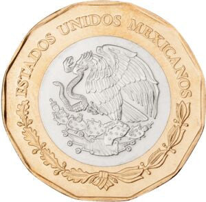 Meksyk 20 Peso 2021 500. rocznica upadku Tenochtitlanu
