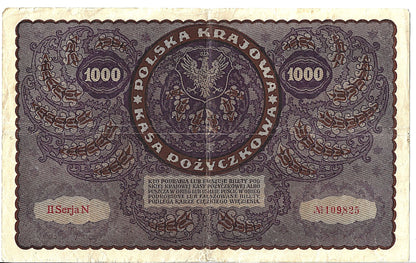 Polska 1000 Marek polskich 1919 - G
