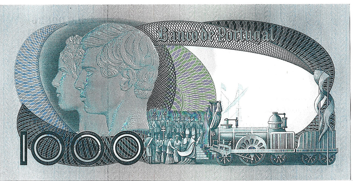 Portugalia 1000 Escudo 1968  - UNC