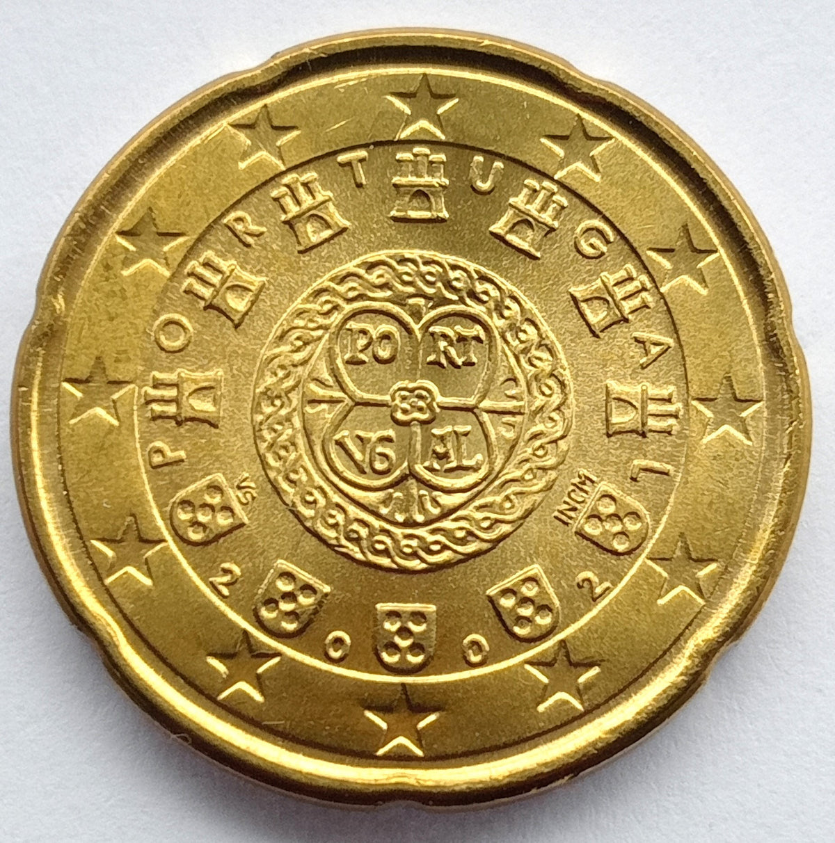 Portugalia 20 Euro Cent 2002