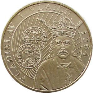 Rumunia 50 Bani 2014 650. rocznica panowania Władysława I Vlaicu
