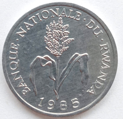 Rwanda 1 Frank 1985