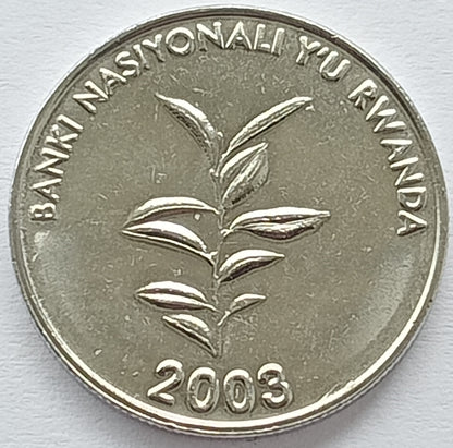 Rwanda 20 Franków 2003