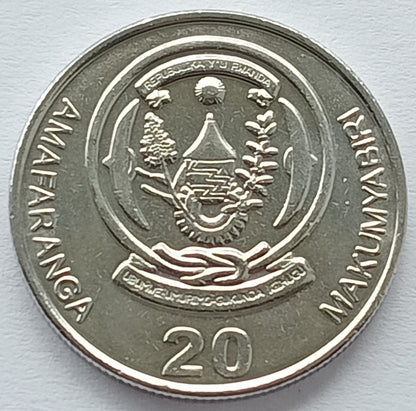 Rwanda 20 Franków 2009