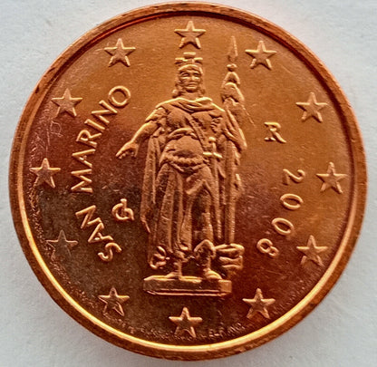 San Marino 2 Eurocent 2008