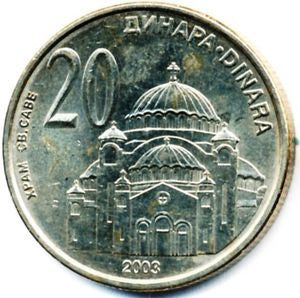Serbia 20 Dinar 2003