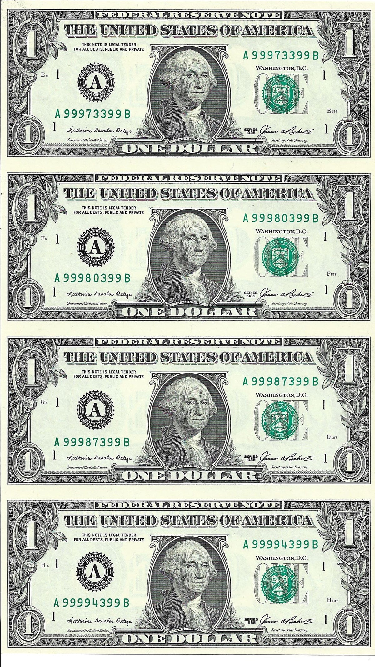 Stany Zjednoczone 1 Dolar 1985 - UNC