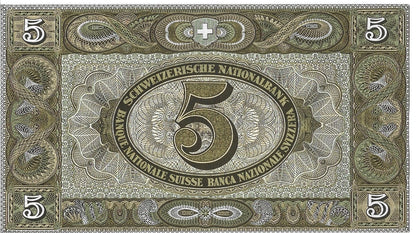 Szwajcaria 5 Franków 1952 (UNC)