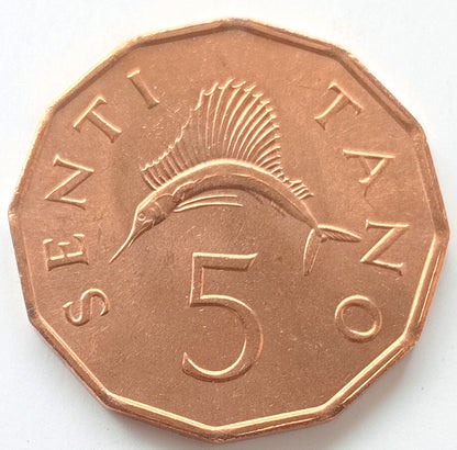 Tanzania 5 Senti 1982