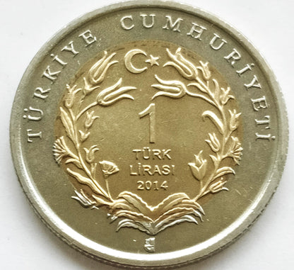 Turcja 1 Lira  2014 Byerley Turk