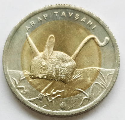 Turcja 1 Lira  2016 Skoczek pięciopalczasty