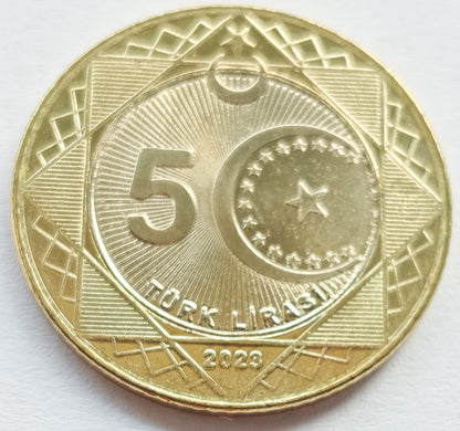 Turcja 5 Lira  2023 100 rocznica - Powstanie Republik
