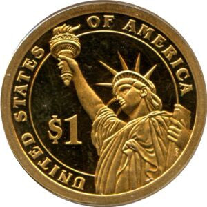 USA 1 Dolar 2010 14  Prezydent USA - Franklin Pierce (1853-1857)