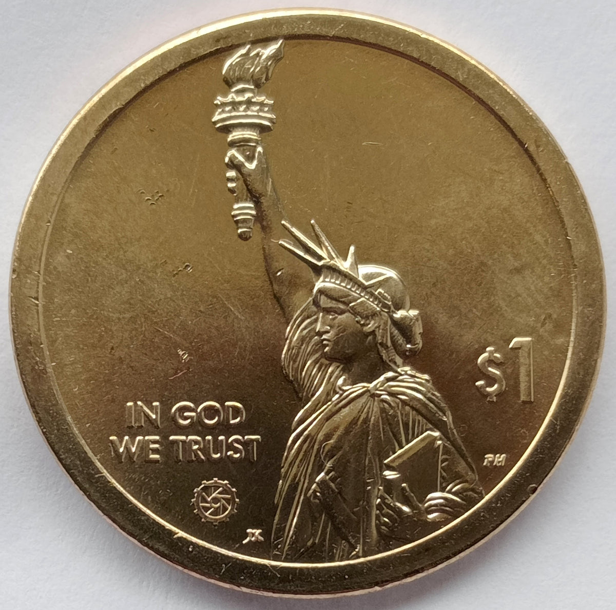 USA 1 Dolar 2020 Zmienna skala Gerbera
