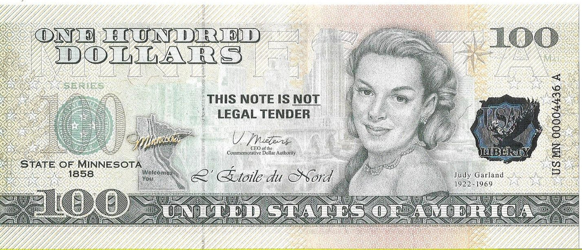 USA 100 Dolarów 2022 Minnesota Commemorative Dollar