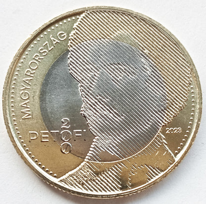 Węgry 200 Forint 2023 200. rocznica urodzin Petőfiego Sándora
