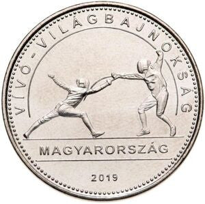 Węgry 50 Forint 2019  Mistrzostwa Świata FIE w szermierce