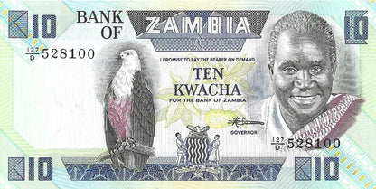 Zambia 10 Kwacha 1986 - UNC